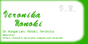 veronika monoki business card